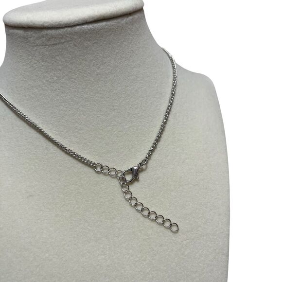 Boho Western Brown Cow Pattern Cow Head Faux Fur Necklace - Picture 4 of 5